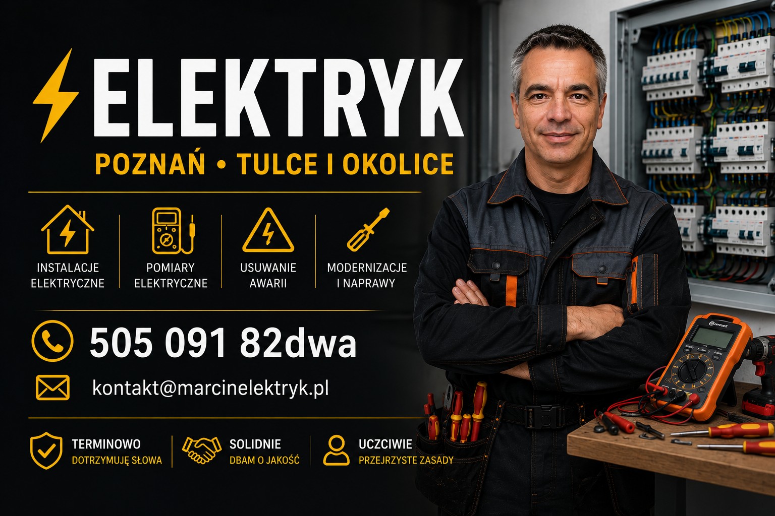 Elektryk Poznań Tulce i okolice